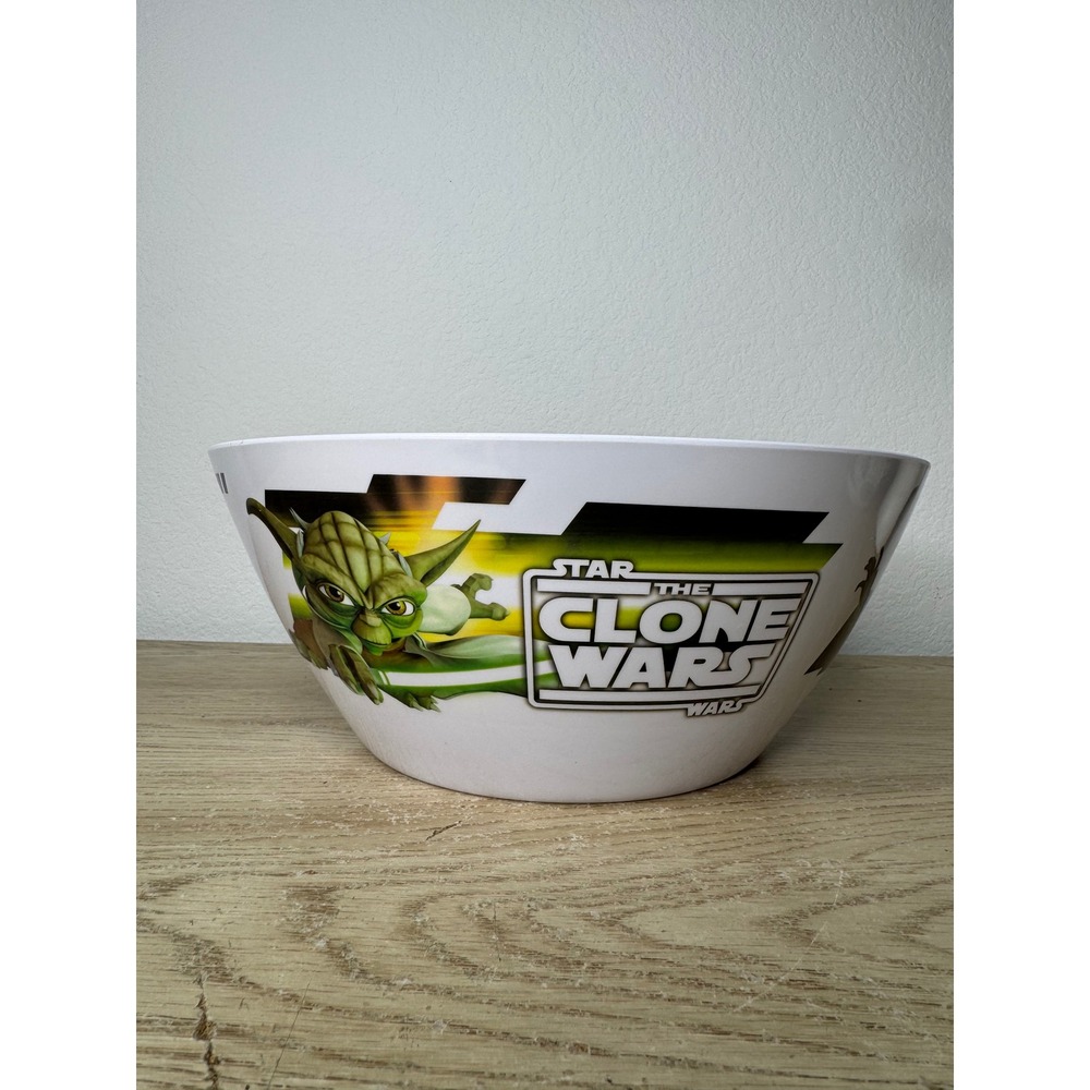 Zak Designs Star Wars The Clone Wars Melamine Serving Bowl Anakin Ahsoka 2013